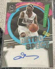 Allen Iverson [Astral] #RSA-AIV Basketball Cards 2021 Panini Spectra RetroSpect Autographs Prices