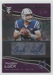 Andrew Luck [Purple] Football Cards 2021 Panini Chronicles Totally Certified Signatures Prices