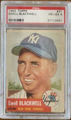 Ewell Blackwell #31 Baseball Cards 1953 Topps Prices