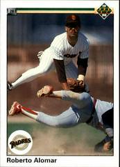 Roberto Alomar #346 Baseball Cards 1990 Upper Deck Prices