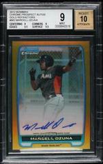 Marcell Ozuna [Autograph Gold Refractor] Baseball Cards 2012 Bowman Chrome Prospects Prices