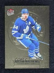 Auston Matthews [Gold] Hockey Cards 2021 Ultra Medallions Prices