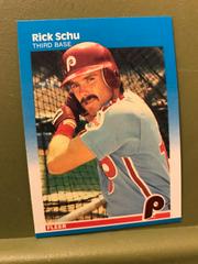 Rick Schu #188 Baseball Cards 1987 Fleer Prices