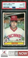 Fred Norman Baseball Cards 1979 O Pee Chee Prices