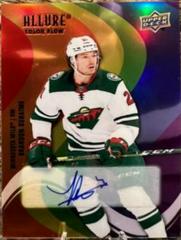 Brandon Duhaime [Full Rainbow Autograph] #SF-17 Hockey Cards 2022 Upper Deck Allure Color Flow Prices