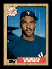 Charles Hudson #50T Baseball Cards 1987 Topps Traded Tiffany Prices