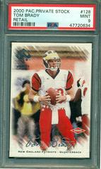Tom Brady #128 Football Cards 2000 Pacific Private Stock Prices