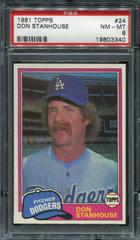 Don Stanhouse #24 Baseball Cards 1981 Topps Prices