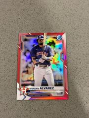 Yordan Alvarez [Red Refractor] #26 Baseball Cards 2021 Bowman Chrome Prices