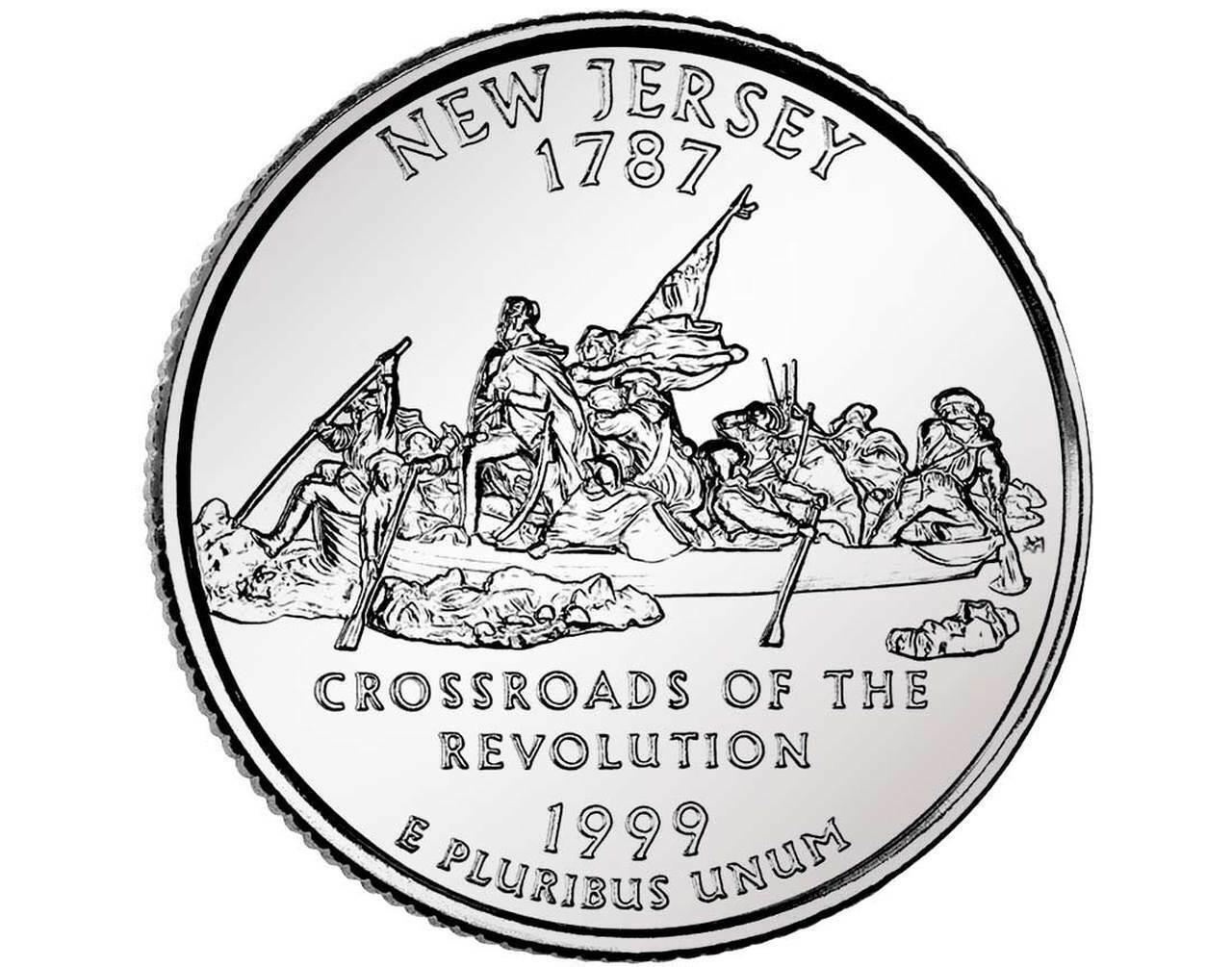 1999 P [NEW JERSEY] Coins State Quarter