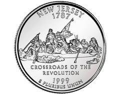 1999 P [NEW JERSEY] Coins State Quarter Prices