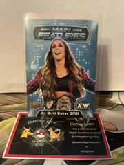 Dr. Britt Baker Wrestling Cards 2022 Upper Deck AEW Main Features Prices