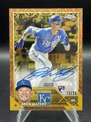 Drew Waters [Rose Gold] Baseball Cards 2023 Topps Gilded Collection Chrome Gold Etch Autographs Prices