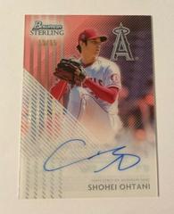 Shohei Ohtani [Rose Gold] Baseball Cards 2022 Bowman Sterling Tek Autographs Prices