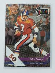 John Elway [50 Stripe] Football Cards 1992 Wild Card Prices