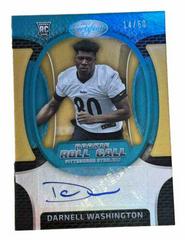 Darnell Washington [Teal] #RRCS-12 Football Cards 2023 Panini Certified Rookie Roll Call Signatures Prices