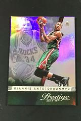 Giannis Antetokounmpo [Premium] Basketball Cards 2014 Panini Prestige Prices