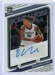 Brandon Clarke #DS-BCA Basketball Cards 2022 Panini Donruss Optic Dominators Signatures Prices