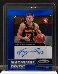Bogdan Bogdanovic [Blue] #NPS-BGB Basketball Cards 2021 Panini Chronicles National Pride Signatures Prices