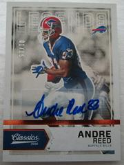 Andre Reed [Autograph Bronze] Football Cards 2016 Panini Classics Prices