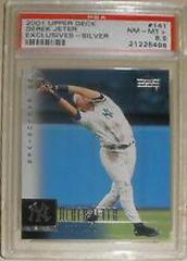 Derek Jeter [Exclusives Silver] #141 Baseball Cards 2001 Upper Deck Prices