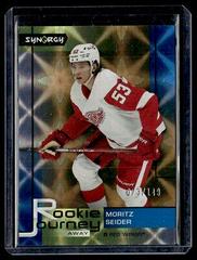 Moritz Seider [Gold] #RJ-11 Hockey Cards 2021 Upper Deck Synergy Rookie Journey Away Prices