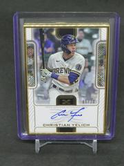 Christian Yelich #DCA-CY Baseball Cards 2023 Topps Definitive Autograph Collection Prices