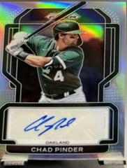 Chad Pinder [Silver Prizm] #S-CP Baseball Cards 2022 Panini Prizm Signatures Prices
