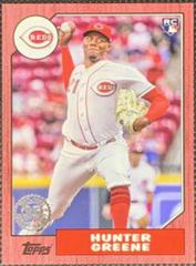 Hunter Greene [Red] #87TBU-2 Baseball Cards 2022 Topps Update 1987 Prices