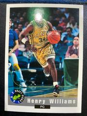 Henry Williams #7 Basketball Cards 1992 Classic Draft Picks Prices