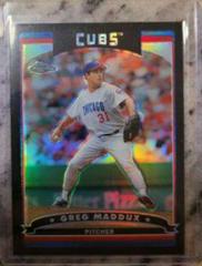 Greg Maddux [Black Refractor] #19 Baseball Cards 2006 Topps Chrome Prices