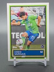 Obed Vargas Soccer Cards 2023 Topps MLS 1983 Futbol Prices