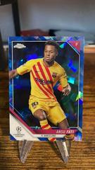 Ansu Fati Soccer Cards 2021 Topps Chrome Sapphire UEFA Champions League Prices