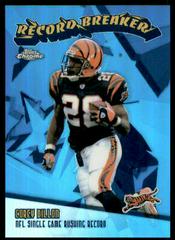 Corey Dillon [Refractor] Football Cards 2003 Topps Chrome Record Breakers Prices