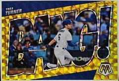 Trea Turner [Reactive Blue] Baseball Cards 2022 Panini Mosaic Bang Prices