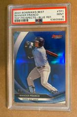 Wander Franco [Blue Refractor] #TP-1 Baseball Cards 2020 Bowman's Best Top Prospects Prices