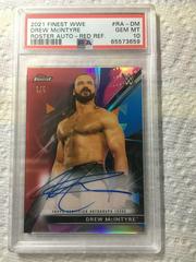 Drew McIntyre [Red] #11 Wrestling Cards 2021 Topps Finest WWE Prices