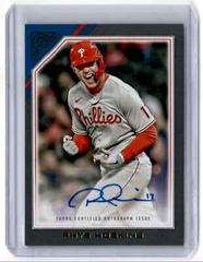 Rhys Hoskins Baseball Cards 2022 Topps Gallery Veteran Autographs Prices