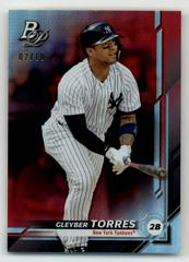 Gleyber Torres [Red] #97 Baseball Cards 2019 Bowman Platinum Prices