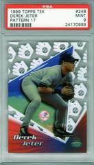 Derek Jeter [Pattern 17] #24B Baseball Cards 1999 Topps Tek Prices