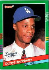 Darryl Strawberry #696 Baseball Cards 1991 Donruss Prices