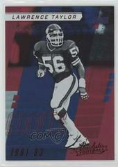 Lawrence Taylor [Spectrum Red] #112 Football Cards 2017 Panini Absolute Prices