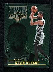 Kevin Durant [Green] #13 Basketball Cards 2021 Panini Illusions Intriguing Players Prices