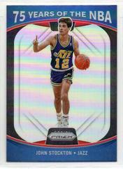 John Stockton #13 Basketball Cards 2021 Panini Donruss Optic 75 Years of the NBA Prices