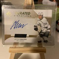 Arthur Kaliyev Hockey Cards 2022 SP Authentic Curated Signatures Prices