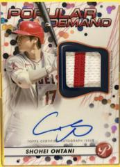 Shohei Ohtani [Pink] #DPAR-SO Baseball Cards 2023 Topps Pristine Popular Demand Autograph Relic Prices