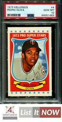 Pedro Oliva #4 Baseball Cards 1973 Kellogg's Prices