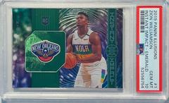 Zion Williamson [Emerald] #1 Basketball Cards 2019 Panini Illusions Instant Impact Prices