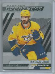 Roman Josi Hockey Cards 2022 Upper Deck Synergy Cast For Greatness Prices