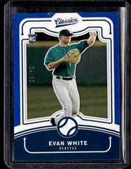 Evan White [Blue] #5 Baseball Cards 2021 Panini Chronicles Classics Prices